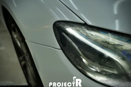 벤츠 E클래스 E300 전체랩핑, 에이버리 다이아몬드 화이트 시공기, 인천랩핑 프로젝트알 / 부천 원미구 상동