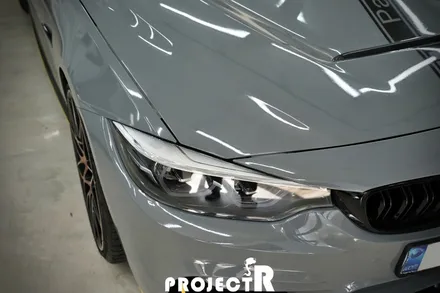 BMW 4시리즈 컨버터블 에이버리 락그레이 전체 랩핑 + 앞범퍼 PPF 작업 by 프로젝트알 / 부천 원미구 상동