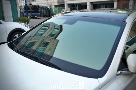 그랜저IG 전체 랩핑, 에이버리 유광 화이트펄 시공기, 부천 자동차 래핑은 프로젝트알 / 부천 원미구 상동