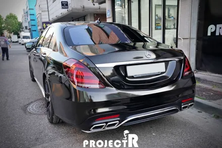 벤츠 S클래스 S500 전체 랩핑, 에이버리 이클립스 메탈릭 자동차 래핑 in 부천 프로젝트알 / 부천 원미구 상동