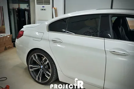 BMW 6시리즈 640d 에이버리 사틴 바솔트 메탈릭 전체 랩핑 시공 in 부천랩핑 프로젝트알 / 부천 원미구 상동