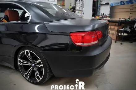 BMW 3시리즈 컨버터블 전체랩핑, 에이버리 사틴 바솔트 메탈릭 시공 in 부천랩핑 프로젝트알 / 부천 원미구 상동