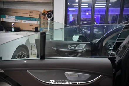 벤츠 CLS 열차단 썬팅 재시공, 글라스틴트 선셋 윈도 틴팅, 부천썬팅 프로젝트알 / 부천 원미구 상동