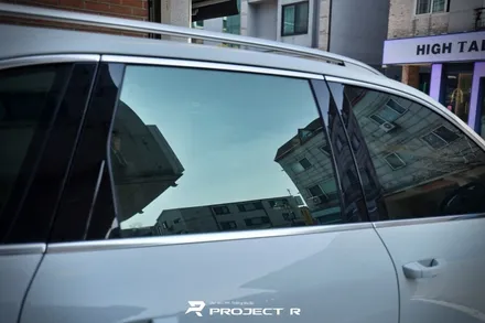 포르쉐 카이엔 S 글라스틴트 선셋 윈도 틴팅, 열차단 썬팅 재시공, 부천 자동차썬팅 프로젝트알 / 부천 원미구 상동