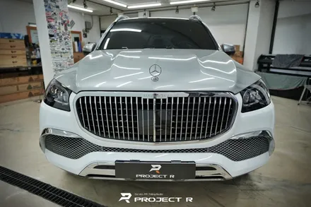 벤츠 GLS 600 마이바흐 듀오톤 에이버리 유광 화이트 투톤 랩핑, 부천 프로젝트R / 부천 원미구 상동