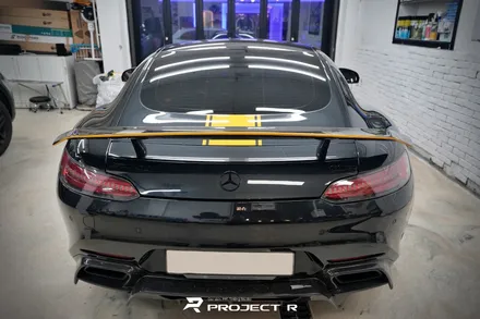 벤츠 AMG GT 바이퍼 라인 데칼 포인트 랩핑, 부천 자동차랩핑 전문 프로젝트알 / 부천 원미구 상동