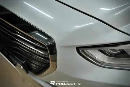 부천 제네시스 EQ900 전체 랩핑 재시공, 비닐프로그 고광택 유광 화이트펄, 프로젝트알 / 부천 원미구 상동