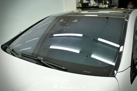 벤츠 S63 AMG 쿠페 전면 유리 보호필름, 스텍 다이노플렉스 윈드쉴드 시공 in 부천 프로젝트알 / 부천 원미구 상동