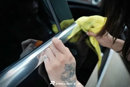 벤츠 S63 AMG 그릴 및 윈도우 몰딩 랩핑으로 크롬죽이기, 부천 상동 프로젝트알 / 부천 원미구 상동
