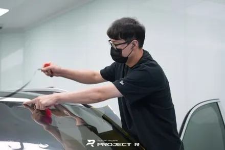 벤츠 GLS 마이바흐 앞유리 깨짐 교환, 글라스틴트 슈어X 틴팅 재시공, 부천 썬팅 전문 프로젝트알 / 부천 원미구 상동