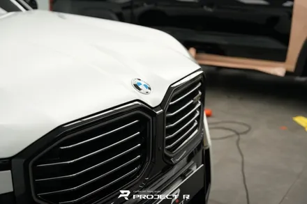 BMW XM 사고로 인한 본넷 PPF 재시공, 울트라핏 무광 PPF 부천 프로젝트알 / 부천 원미구 상동