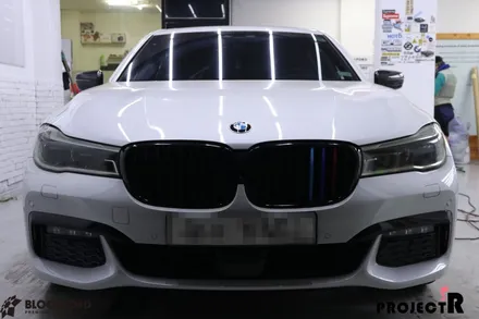 상동랩핑 전문점 BMW 730Ld 라이트필름과 크롬죽이기 포인트랩핑 / 부천 원미구 상동