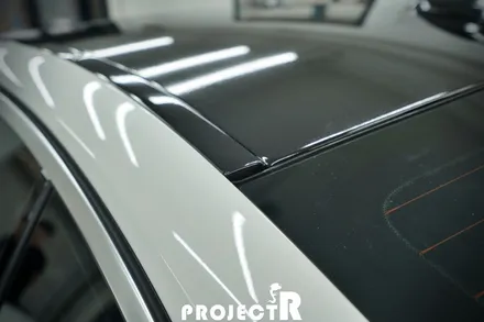 BMW 5시리즈 루프스킨, 유광블랙 부분 포인트 랩핑 by 인천 자동차 래핑 전문점 프로젝트알 / 부천 원미구 상동