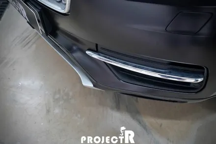 볼보 XC90 전체 랩핑, 에이버리 사틴블랙 자동차 랩핑 by 부천 프로젝트알 / 부천 원미구 상동