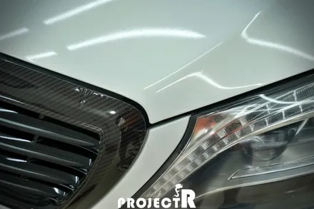 벤츠 S63 AMG 전체 랩핑, 3M 화이트 골드 스파클 시공 및 크롬죽이기, 부천 자동차랩핑 전문 프로젝트알 / 부천 원미구 상동