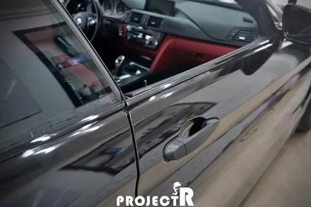 BMW M4 컨버터블 에이버리 유광블랙 전체 랩핑 재시공, 부천상동 랩핑 프로젝트알 / 부천 원미구 상동
