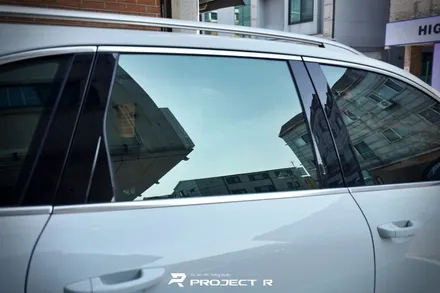 포르쉐 카이엔 S 글라스틴트 선셋 윈도 틴팅, 열차단 썬팅 재시공, 부천 자동차썬팅 프로젝트알 / 부천 원미구 상동