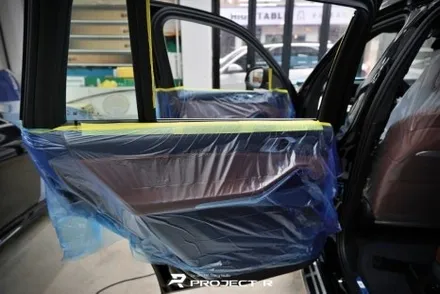 BMW X7 신차 윈도 틴팅 글라스틴트 슈어X 열차단썬팅, 크롬죽이기 부분 랩핑, 부천 상동 프로젝트알 / 부천 원미구 상동
