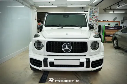 벤츠 지바겐 G63 AMG 나이트패키지(라이트필름, 부분 랩핑 크롬죽이기) 시공, 부천랩핑 프로젝트알 / 부천 원미구 상동