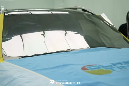 벤츠 GLS 마이바흐 앞유리 깨짐 교환, 글라스틴트 슈어X 틴팅 재시공, 부천 썬팅 전문 프로젝트알 / 부천 원미구 상동
