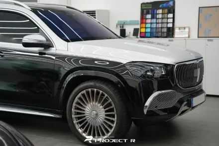 부천 프로젝트알 벤츠 GLS 600 마이바흐 투톤 듀오톤 랩핑 및 전체 PPF / 부천 원미구 상동