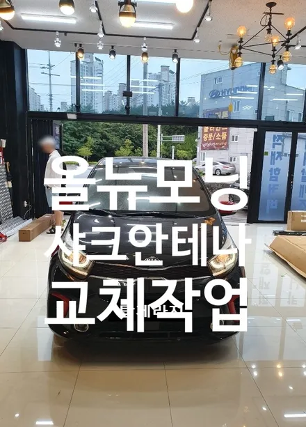순천랩핑전문#모닝샤크안테나#모닝돼지꼬리#순천샤크안테나#순천탑게라지 / 순천, 여수, 광양