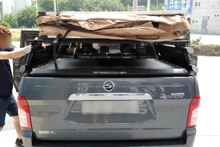 코란도스포츠 아이언빌드 롤바 메세타 루프탑 인스톨 # 탑게라지 # 카스킨&렉스턴,코란도스포츠 전문샵 / 순천, 여수, 광양