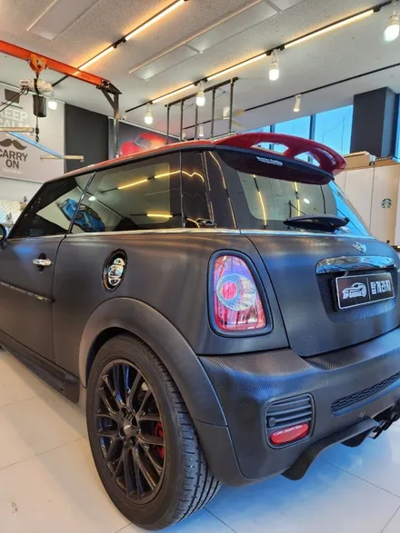 🚗 미니쿠페 카본랩핑  + 가디언 네오가드 시공 l 순천·여수·광양 랩핑 전문 탑게라지 / 순천, 여수, 광양