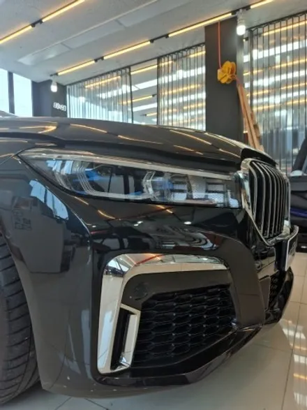 BMW 7시리즈 전체 크롬몰딩 랩핑 (크롬죽이기) 시공 사례 = 탑게라지 / 순천, 여수, 광양