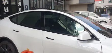 청라썬팅 프로스퍼오토케어 썬팅은 역시 브이쿨! [브이쿨 인천청라점] 테슬라 모델 Y K 시리즈