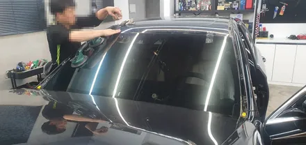 청라자동차유리교체 유리 교체와 썬팅이 당일에 가능해요~[브이쿨 인천청라점]BMW 6GT MR 시리즈