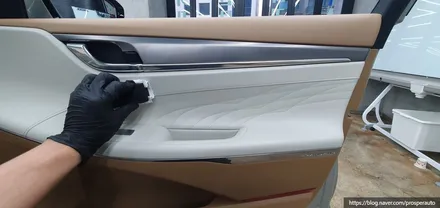 [브이쿨 인천청라점] IG 그랜저 라이트 PPF 가죽 클리닝 및 코팅