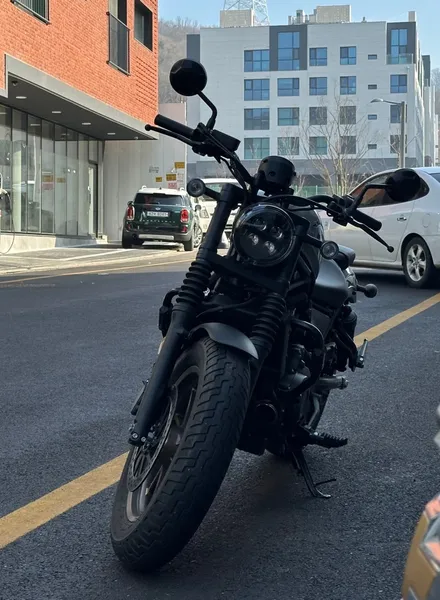 성남,분당 바이크디테일링 \' 혼다 레블500 \' 광택감과 발수코팅까지! / 성남, 판교, 분당, 용인