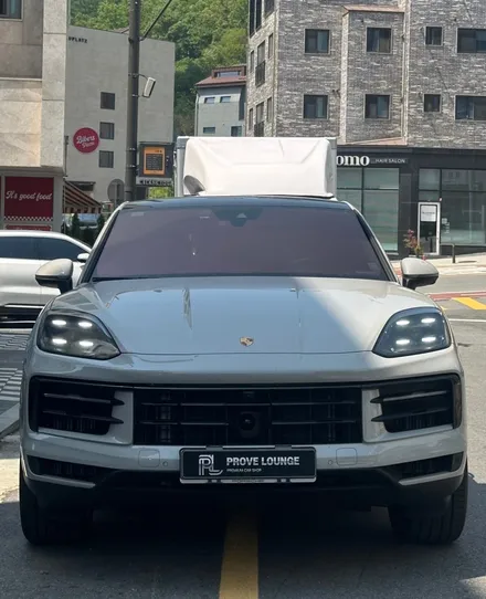 위례, 판교석회물제거 \' 포르쉐 카이엔 쿠페 \' 크레용 컬러에 발생된 얼룩 광택복원! / 성남, 판교, 분당, 용인