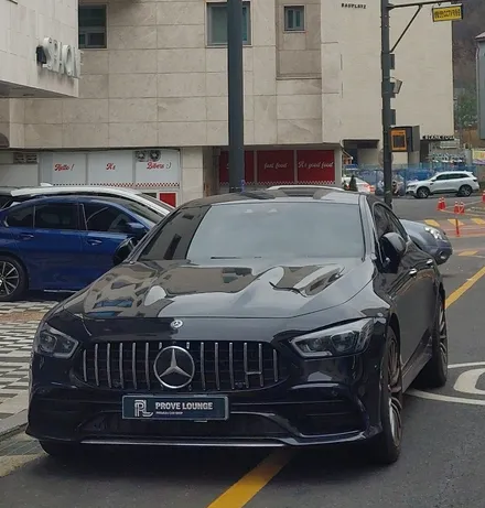 강남, 잠실, 서초 백화점 주차장 석회물피해 복원 \' 벤츠 GT43 AMG \' 비용부담 일절없이 일상배상책임 보상! / 성남, 판교, 분당, 용인