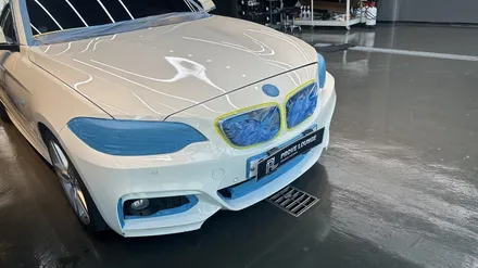 [ 안양 광택 ] \' bmw 220d 쿠페 \' 주차 중 문콕 덴트 작업과 광택 작업으로 외형복원 / 성남, 판교, 분당, 용인