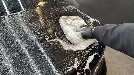 성남, 분당석회물제거 \' BMW 740D \' 주차장 피해복원 대처방법! / 성남, 판교, 분당, 용인