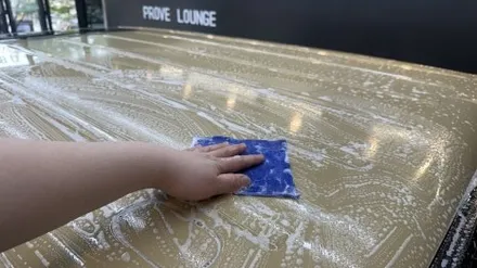 광교, 판교 석회물제거 \' 벤츠 지바겐 G63 amg \' 지하주차장 루프 낙수물 피해복원! / 성남, 판교, 분당, 용인