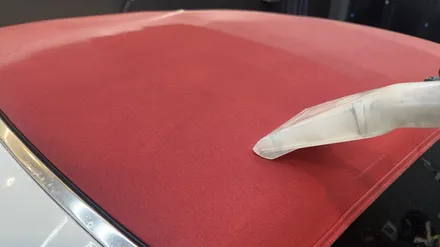 광교, 성남, 분당 소프트탑코팅 \' 벤츠 CLE53 AMG 카브리올레 \' 녹물 맞은 소프트탑 얼룩오염 관리! / 성남, 판교, 분당, 용인