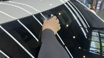 광주, 용인 유리발수코팅 \' 볼보 XC90 \' 와이퍼잔사 유막제거로 해결! / 성남, 판교, 분당, 용인