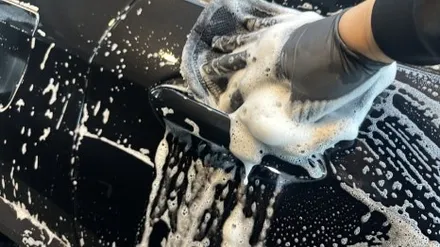 분당 석회수 낙숫물 피해 복원 \' BMW X5 \' 아파트 주차장에 떨어진 석회물제거 보상처리! / 성남, 판교, 분당, 용인