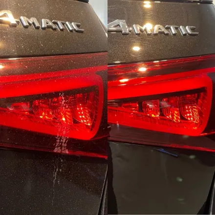[ 수지 손세차 ] 벤츠 GLE450 테일램프 부터 트렁크 하단부까지 흐른 석회물 제거 및 디테일링 세차 / 성남, 판교, 분당, 용인