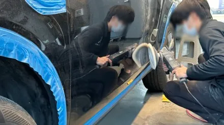 [안양, 의왕 광택] \' 랜드로버 디스커버리 스포츠 \' 눈에 띄게 보여지는 누적된 스월기스, 스크래치를 정밀광택 작업으로 리프레쉬 성공! / 성남, 판교, 분당, 용인