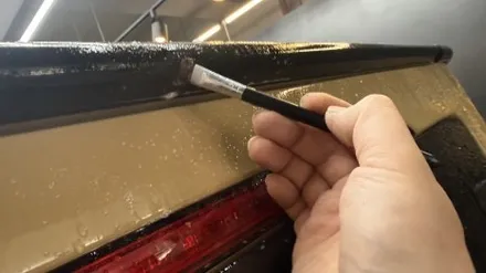광교, 판교 석회물제거 \' 벤츠 지바겐 G63 amg \' 지하주차장 루프 낙수물 피해복원! / 성남, 판교, 분당, 용인