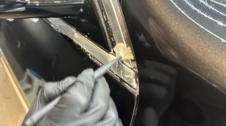 분당 석회수 낙숫물 피해 복원 \' BMW X5 \' 아파트 주차장에 떨어진 석회물제거 보상처리! / 성남, 판교, 분당, 용인