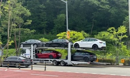 수원광교, 경기광주 신차출고 \' 테슬라 모델Y 주니퍼 \' 글래시어 블루 신차패키지! / 성남, 판교, 분당, 용인