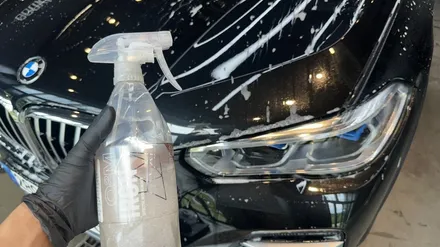 분당 석회수 낙숫물 피해 복원 \' BMW X5 \' 아파트 주차장에 떨어진 석회물제거 보상처리! / 성남, 판교, 분당, 용인