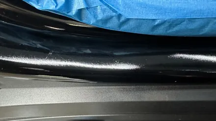 [ 분당 판교 광택 ] \' 캐딜락 에스컬레이드 \' 신차 출고 후 본넷에 유리막코팅 잔사와 워터스팟 발생하여 부분광택 작업과 기온쿼츠 싱크로 유리막코팅으로 재시공 / 성남, 판교, 분당, 용인