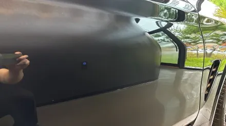 [ 분당, 판교 외형복원 자차 보험수리 ] \' BMW X4 \' 신차출고 후 운전사고 인해 차량손상, 덴트와 부분광택으로 복원 / 성남, 판교, 분당, 용인