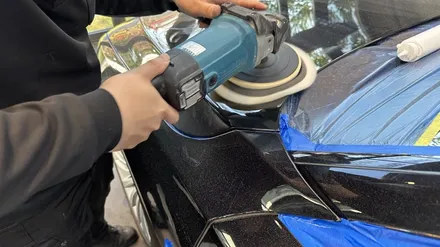 성남, 분당석회물제거 \' BMW 740D \' 주차장 피해복원 대처방법! / 성남, 판교, 분당, 용인